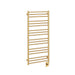 ICO Bath Tuzio Sorano 23.5" x 47.5" Towel Warmer in Unlacquered Brass