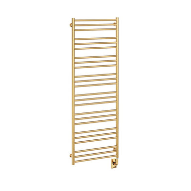 ICO Bath Tuzio Sorano 23.5" x 64" Towel Warmer in Unlacquered Brass