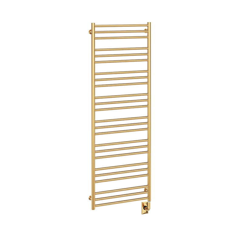 ICO Bath Tuzio Sorano 23.5" x 64" Towel Warmer in Unlacquered Brass