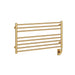 ICO Bath Tuzio Sorano 35.5" x 19" Towel Warmer in Unlacquered Brass