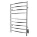 ICO Bath Tuzio Stour 23.5 X 27 Towel Warmer Chrome Hardwired Corner View