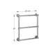 ICO Bath Tuzio Stour 23.5 X 27 Towel Warmer Dimension