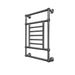 ICO Bath Tuzio Thames 23.5 X 34.5 Wall Mounted Towel Warmer Polished Nickel Corner View