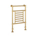 ICO Bath Tuzio Thames 23.5 X 38 Towel Warmer Unlacquered Brass Corner View