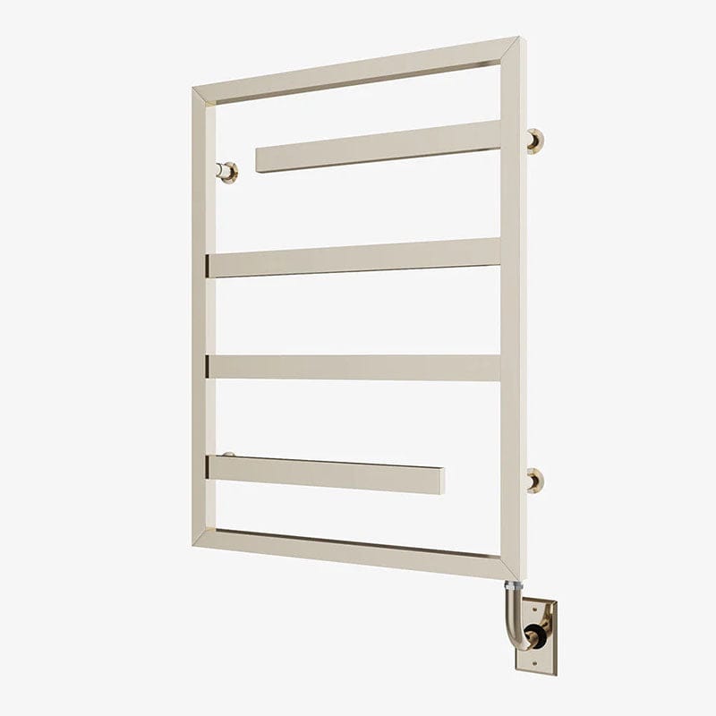 ICO Bath Vasto 23.5" X 31" Towel Warmer Polished Nickel Corner View