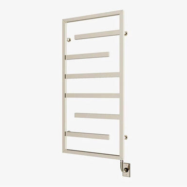 ICO Bath Vasto 23.5" X 47.5" Towel Warmer Polished Nickel Corner View