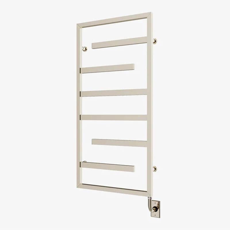 ICO Bath Vasto 23.5" X 47.5" Towel Warmer Polished Nickel Corner View