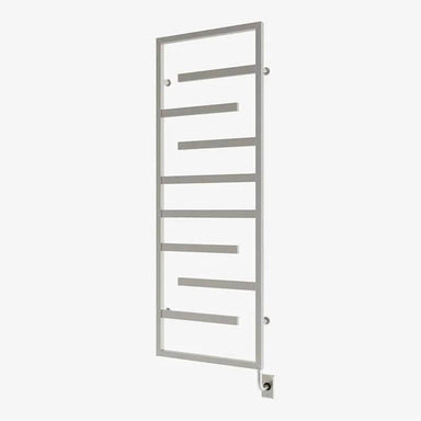 ICO Bath Vasto 23.5" X 64" Towel Warmer Brushed Nickel Corner View