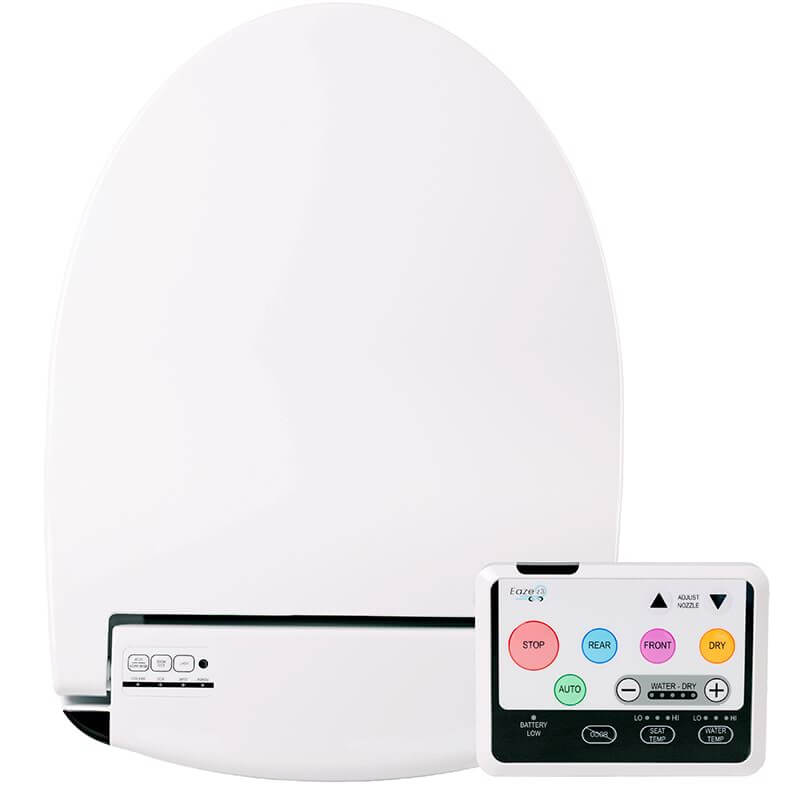 infinity bidet eaze z3 bidet seat top view with remote