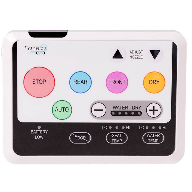 infinity eaze z3 bidet seat remote control