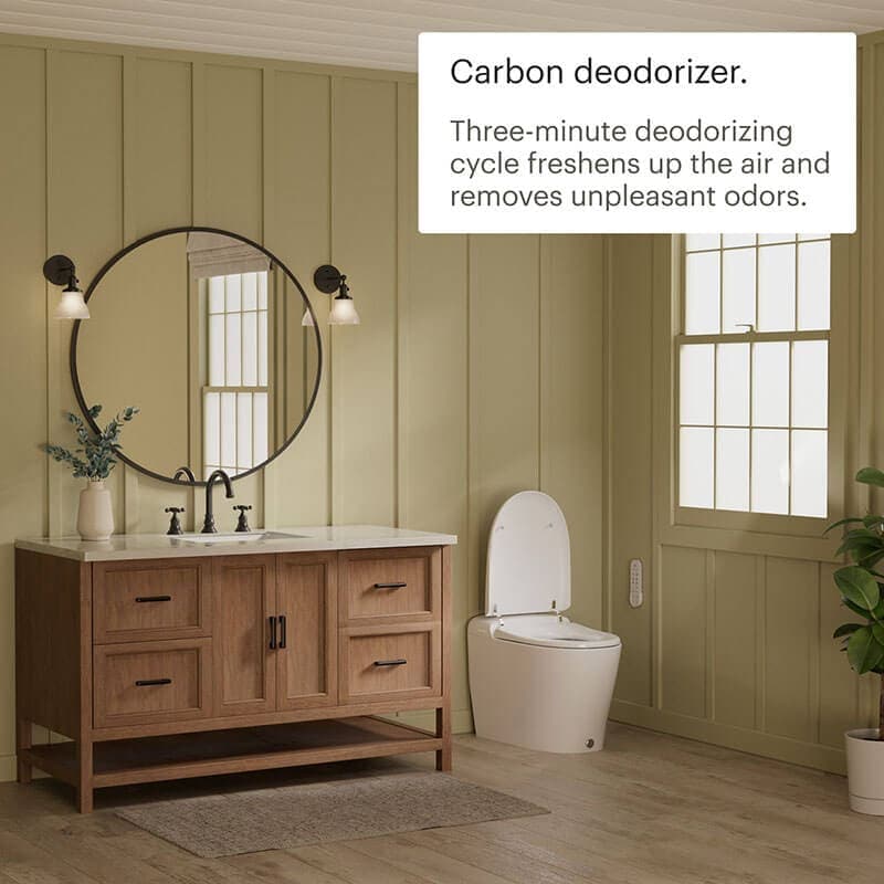 Integrated SMART Bidet Toilet Carbon Deodorizer