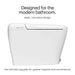 Integrated SMART Bidet Toilet Side View One-Piece Design