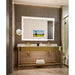 Integrity Led Lighted Mirror Tv Corner View