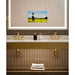 Integrity Led Lighted Mirror Tv Front View Close Up