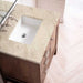 James Martin Addison 30 Inch Single Vanity in Mid Century Acacia With Tajnar Eclos Top
