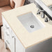 James Martin Addison 30" Single Vanity in Glossy White With Eternal Marfil Top