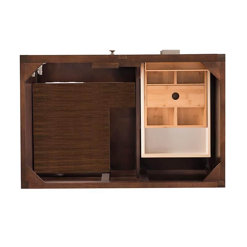 James Martin Addison 36 Inch Single Vanity in Mid Century Acacia Top View