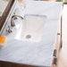 James Martin Addison 36 Inch Single Vanity in Mid Century Acacia With Carrara White Top