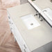 James Martin Addison 48 Inch Single Vanity in Glossy White With Siberian Silestone Top