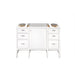 James Martin Addison 48" Single Vanity in Glossy White Cabinet Only