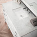 James Martin Addison 48" Single Vanity in Glossy White With Eternal Jasmine Pearl Silestone Top