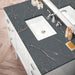 James Martin Addison 48" Single Vanity in Glossy White With Parisien Bleu Silestone Top