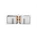 James Martin Addison 60 Inch Double Vanity in Glossy White Top View