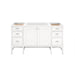 James Martin Addison 60" Single Vanity in Glossy White Cabinet Only