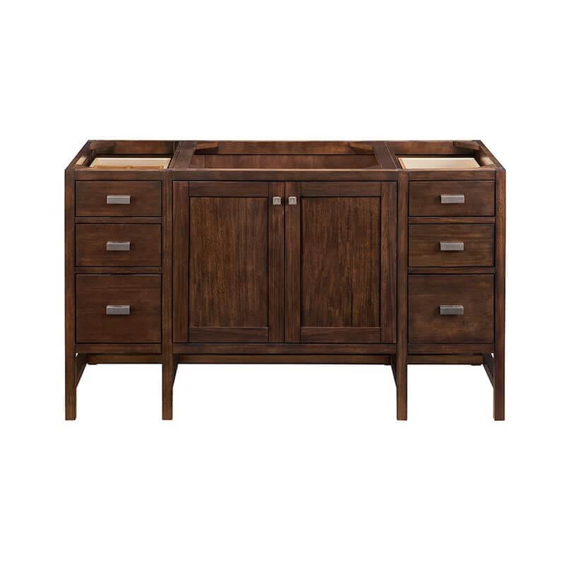 James Martin Addison 60" Single Vanity in Mid Century Acacia Cabinet Only