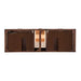 James Martin Addison 72 Inch Double Vanity in Mid Century Acacia Top View