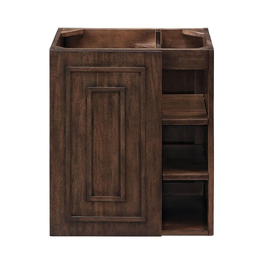 James Martin Alicante 24" Single Wall Mount Vanity Mid Century Acacia Cabinet Only