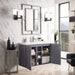 James Martin Alicante 39.5 Inches Single Wall Mount Gray Smoke Open Cabinet