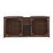 James Martin Alicante 39.5 Inches Single Wall Mount Mid Century Acacia Top View