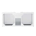 James Martin Alicante 39 5 Inches Single Wall Mount Vanity Glossy White Top View