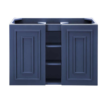James Martin Alicante 39.5" Single Wall Mount Vanity Azure Blue Cabinet Only