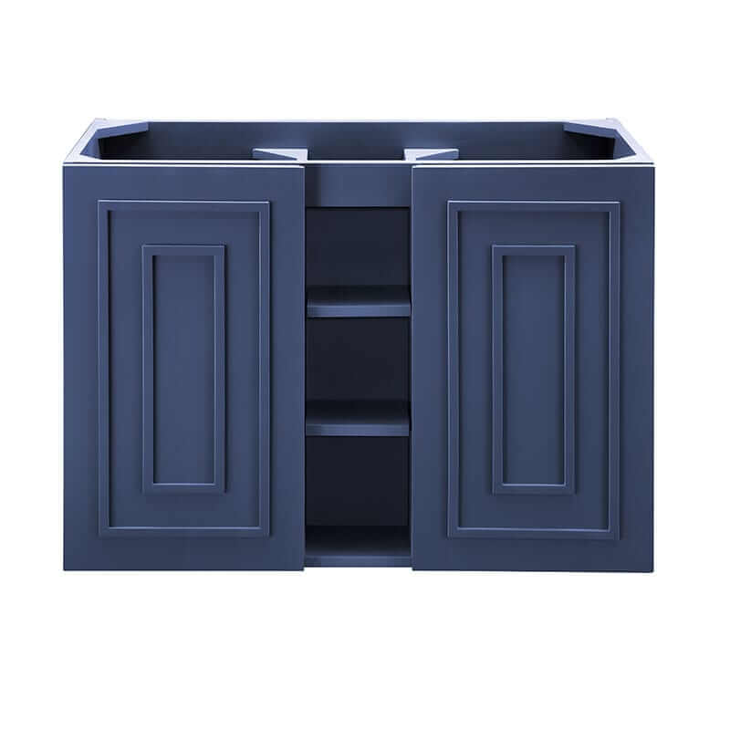 James Martin Alicante 39.5" Single Wall Mount Vanity Azure Blue Cabinet Only