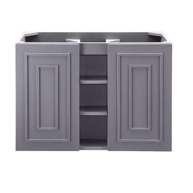 James Martin Alicante 39.5" Single Wall Mount Vanity Gray Smoke Cabinet Only