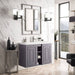 James Martin Alicante 39.5" Single Wall Mount Vanity Gray Smoke Side View