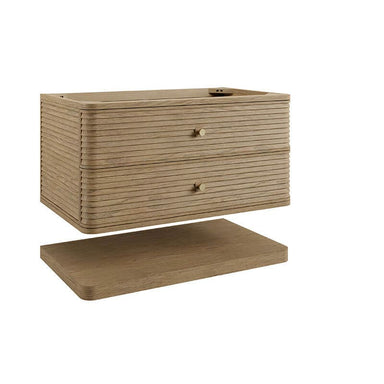 James Martin Allamari 36" Single Vanity Dune Mist Cabinet Only