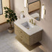 James Martin Allamari 36" Single Vanity Dune Mist in Siberian Silestone Top