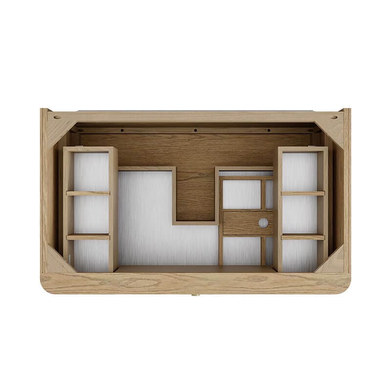 James Martin Allamari 36" Single Vanity Dune Mist Top View