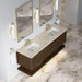 James Martin Allamari 72 Inch Double Vanity Sable in Tajnar Eclos Top