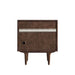 James Martin Amberly 30 Inch Single Vanity Mid Century Walnut Back View