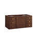 James Martin Amberly 48 Inch Single Vanity in Mid Century Walnut No Base