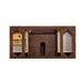 James Martin Amberly 48 Inch Single Vanity in Mid Century Walnut Top View