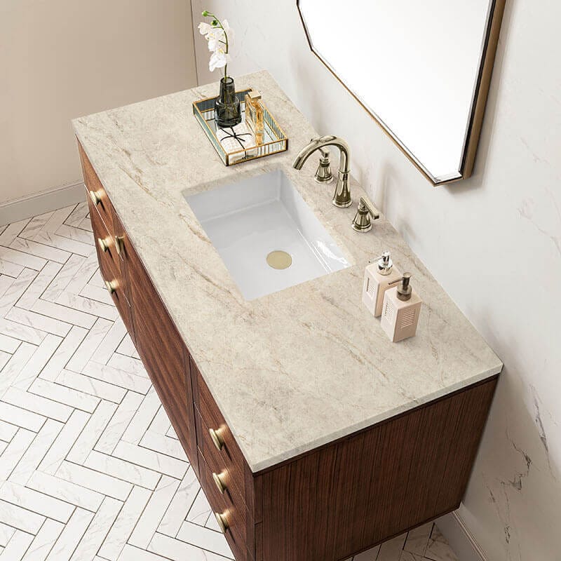 James Martin Amberly 48 inch Single Vanity in Tajnar Eclos Top