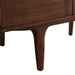 James Martin Amberly 48" Single Vanity in Mid Century Walnut Up Close Base