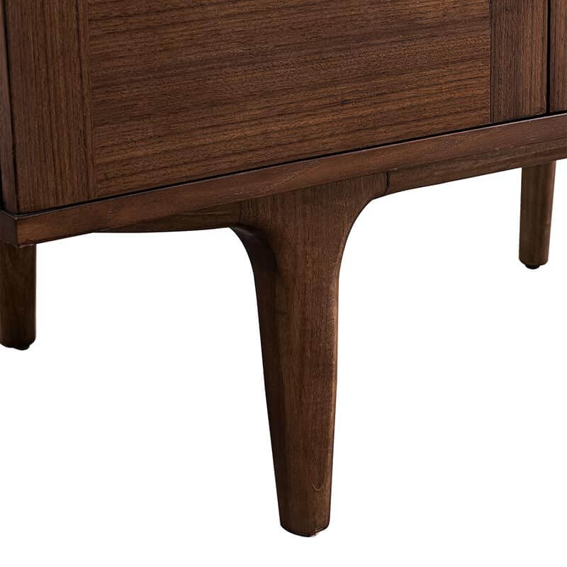 James Martin Amberly 48" Single Vanity in Mid Century Walnut Up Close Base