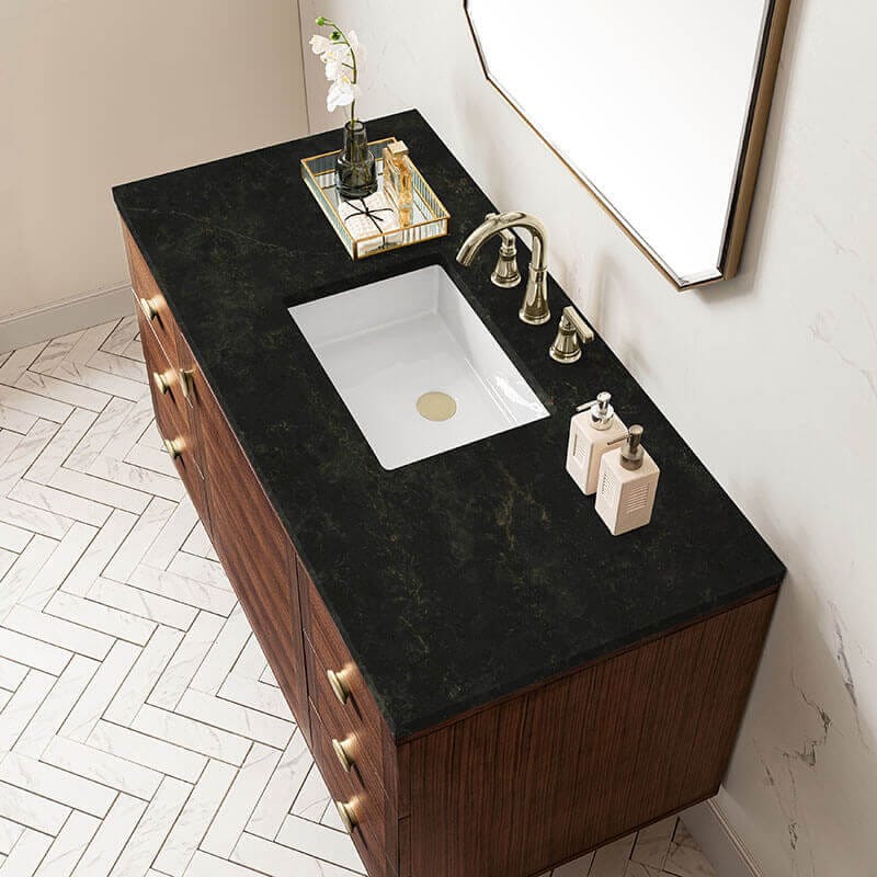 James Martin Amberly 48 Single Vanity in Phantome Eclos Top
