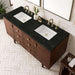 James Martin Amberly 60 Double Vanity in Phantome Eclos Top